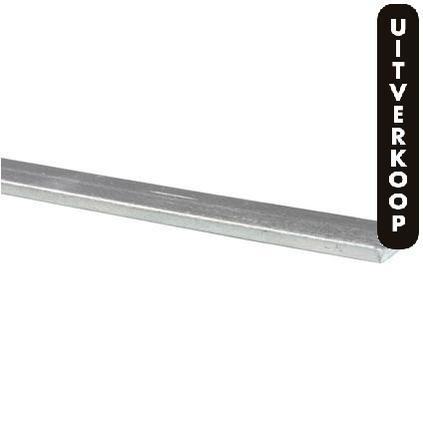 Afdekprofiel ijzer 4x25mm 100 cm.