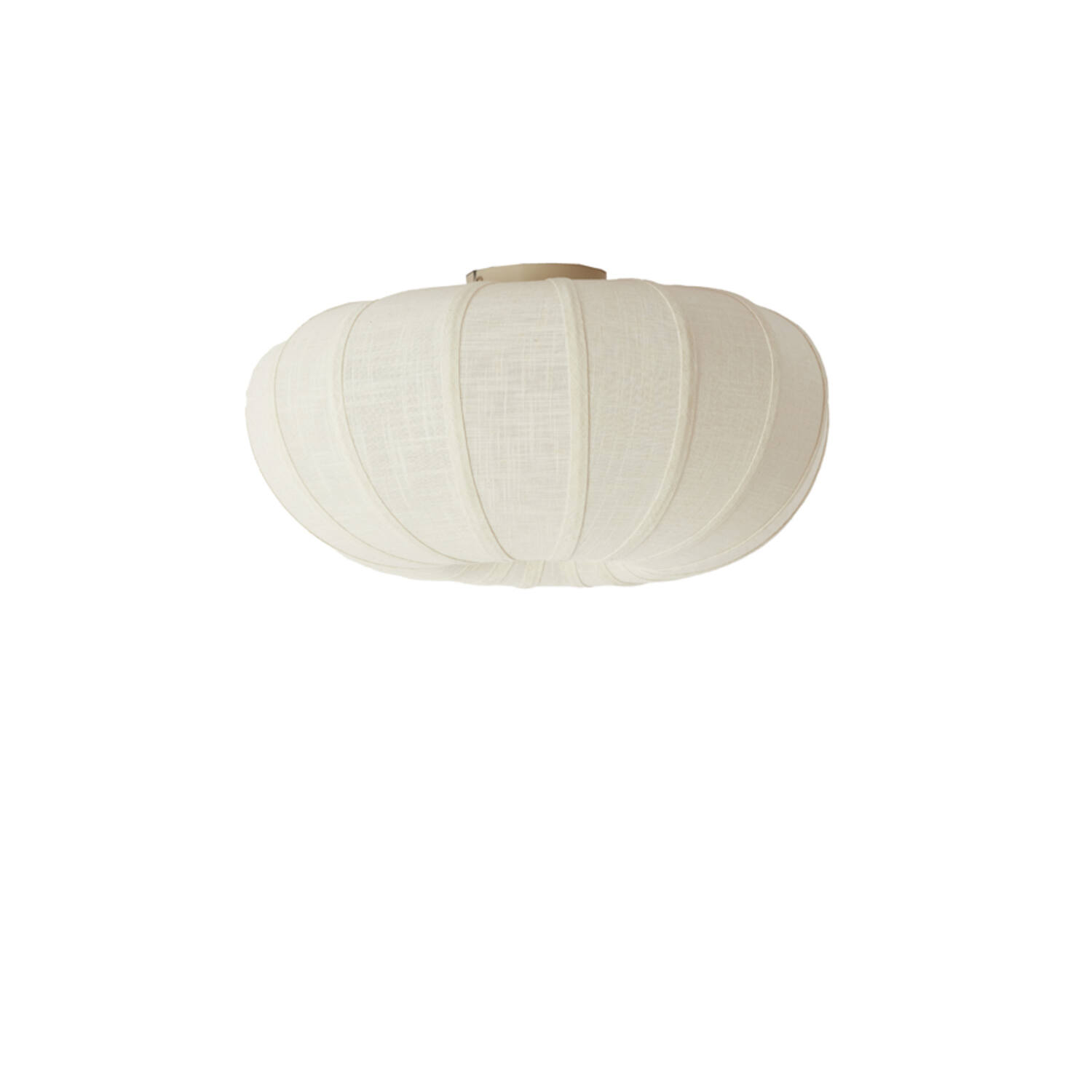 Light & Living plafondlamp Zosia 50x24,5cm linnen creme