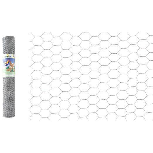 Giardino zeskant verzinkt 13 x 0.7mm x 100cm x 2,5 meter