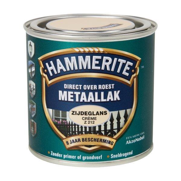 Hammerite metaallak zijdeglans creme S012 250ml