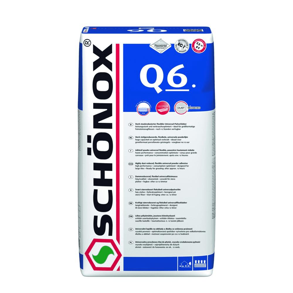 Schonox Q6 universele poederlijm 25kg