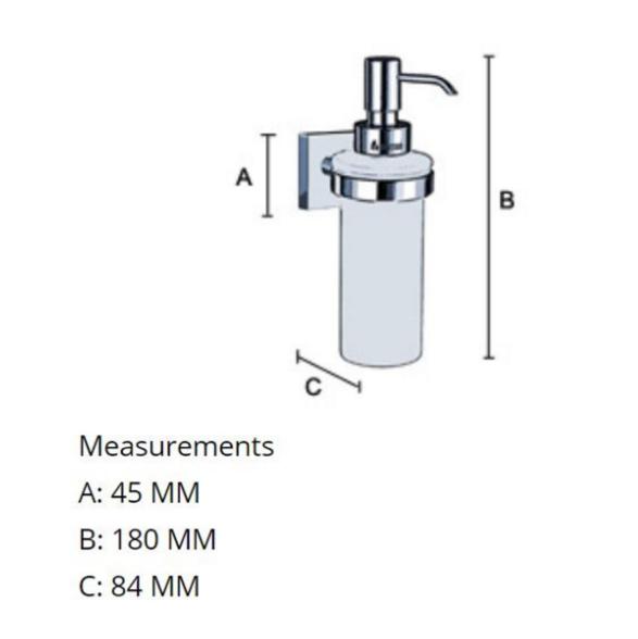 Smedbo zeepdispenser House zwart porselein 200 ml