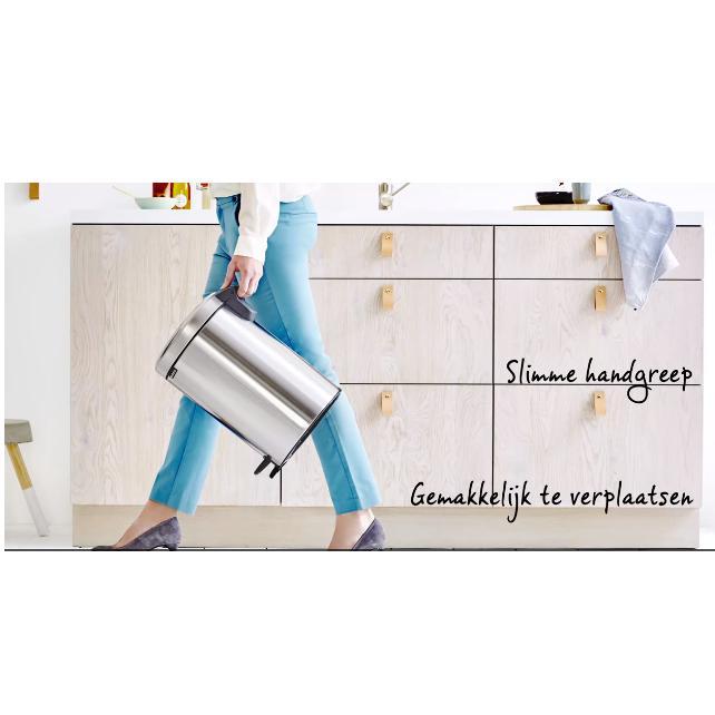 Brabantia NewIcon pedaalemmer 12 ltr. Platinum