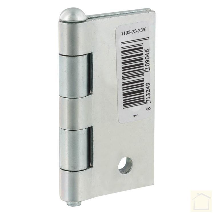 Axa scharnier vierkant model, verzinkt 63 x 63 mm