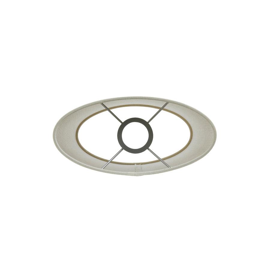 Light & Living kap ellips smal hoog Breska wit