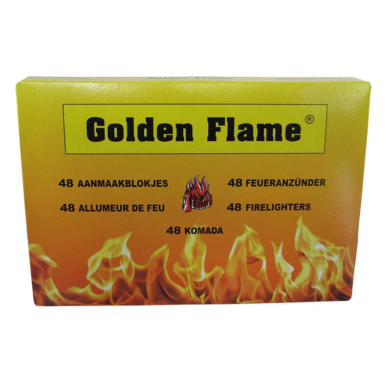 Golden Flame aanmaakblokjes wit (48 stuks)