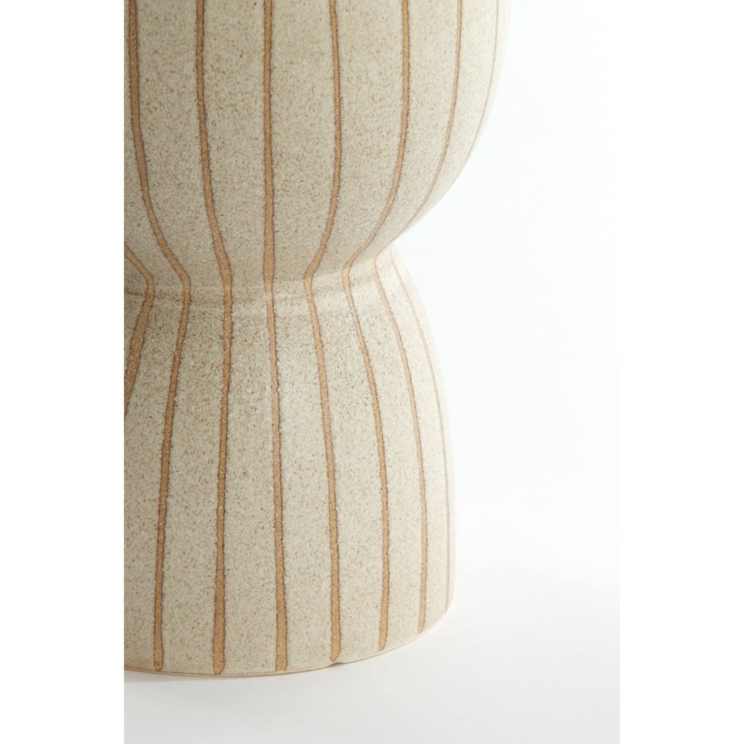 Light & LivingKruk ?28,5x42 cm FINCA keramiek mat zand+bruin