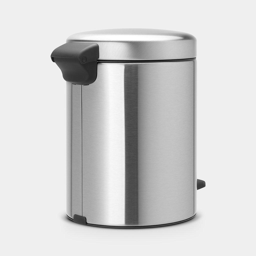Brabantia NewIcon pedaalemmer 5 ltr. Matt Steel Fingerprint Proof