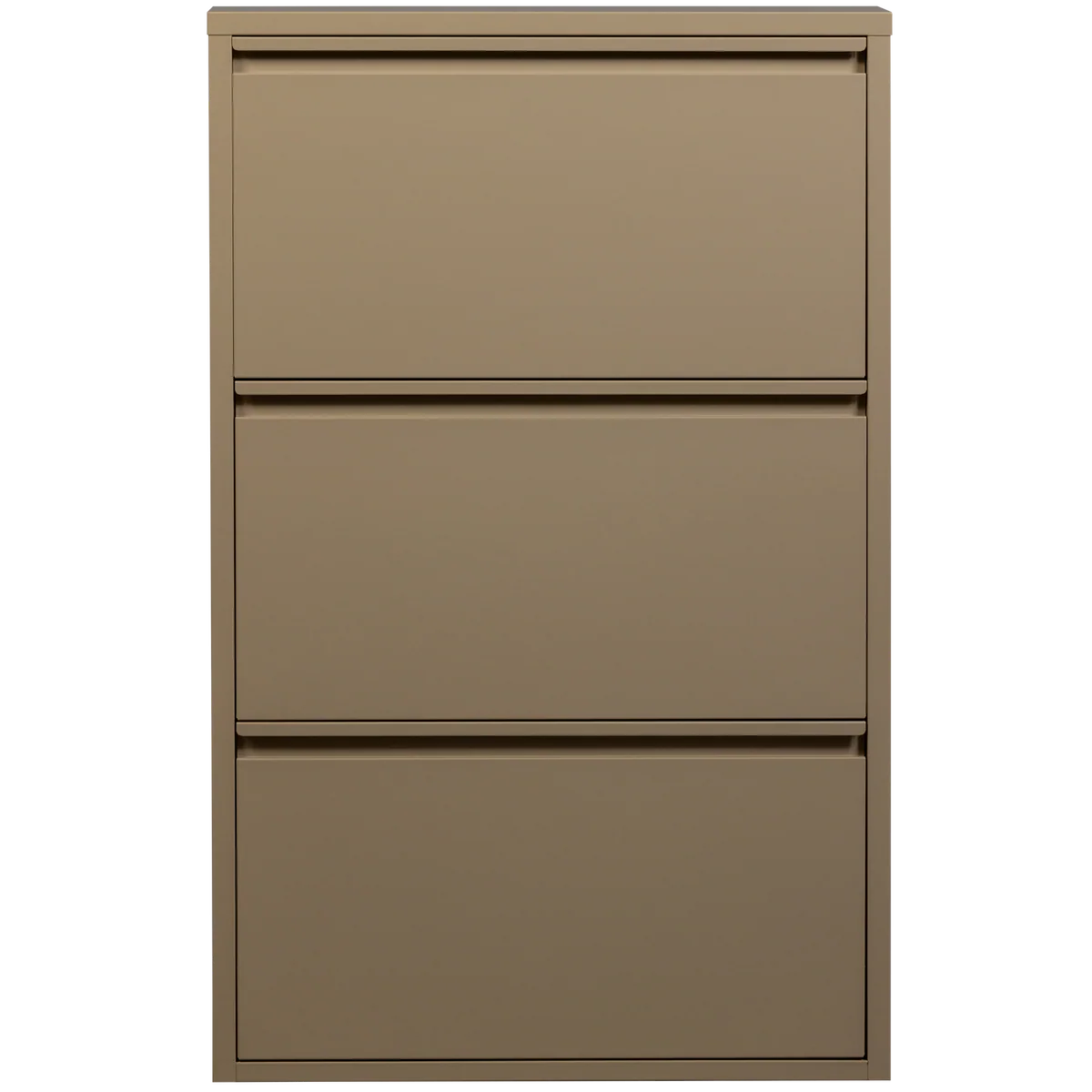 WOOOD SABINE 3-VAKS SCHOENENKAST METAAL ZAND