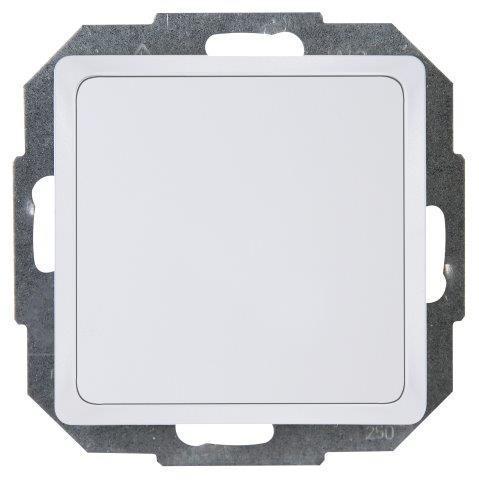 Paris afdekplaat blind arctic wit