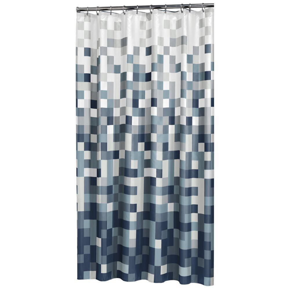 Sealskin Pixel douchegordijn polyester 180x200cm zwart