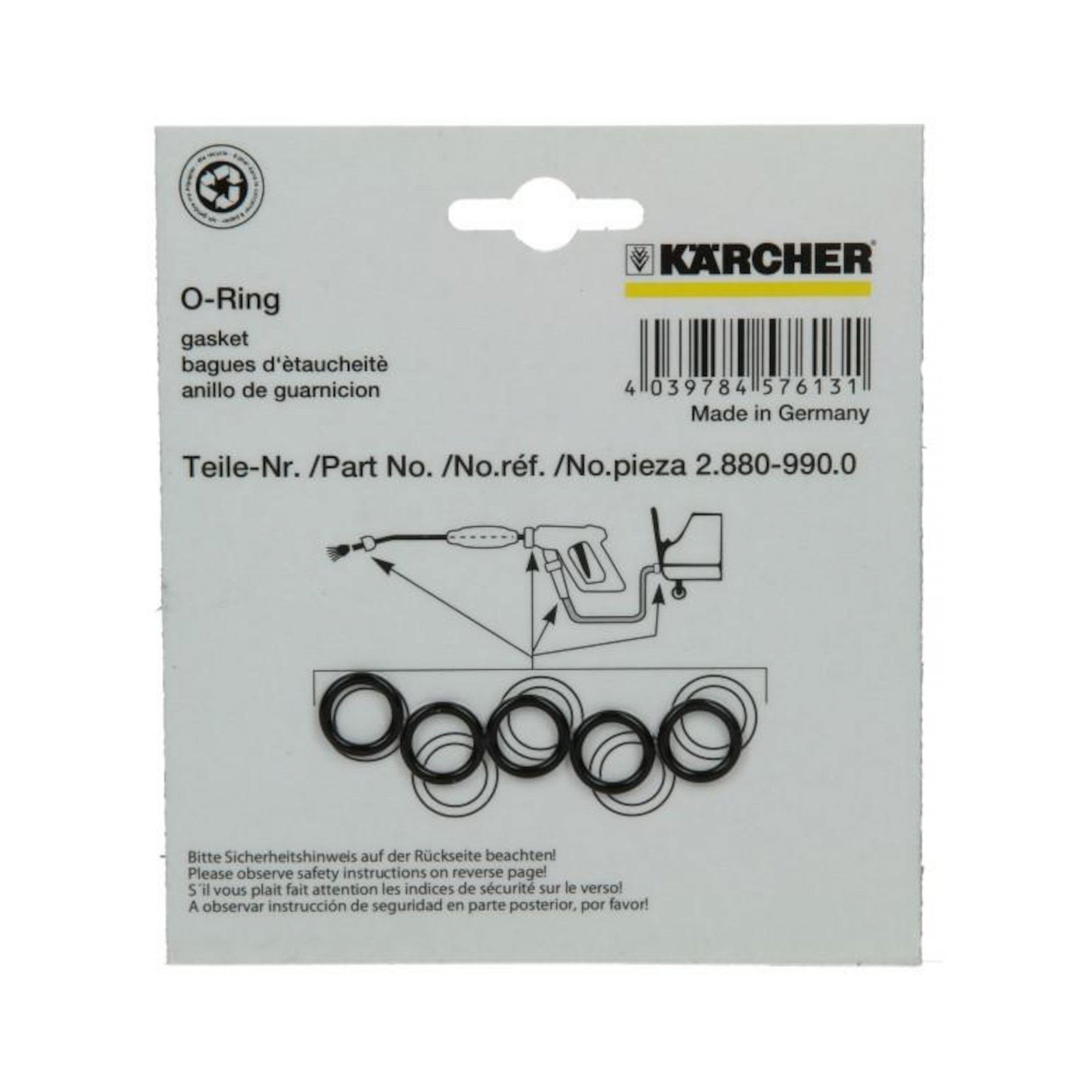 Karcher O-ring O-ringen set 5 stuks van pistoolgreep 28809900