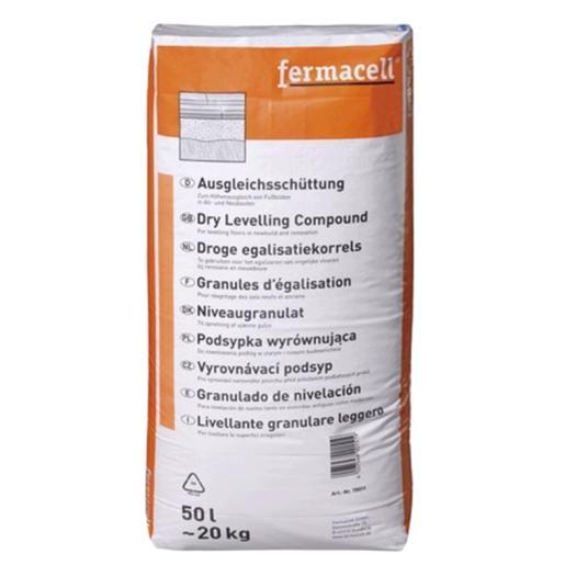 Fermacell egalisatiekorrels 20  kg. 50 liter