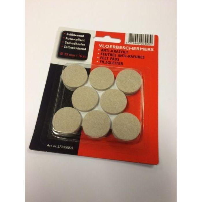 Maclean anti-krasvilt zelfklevend 25mm (16 stuks)