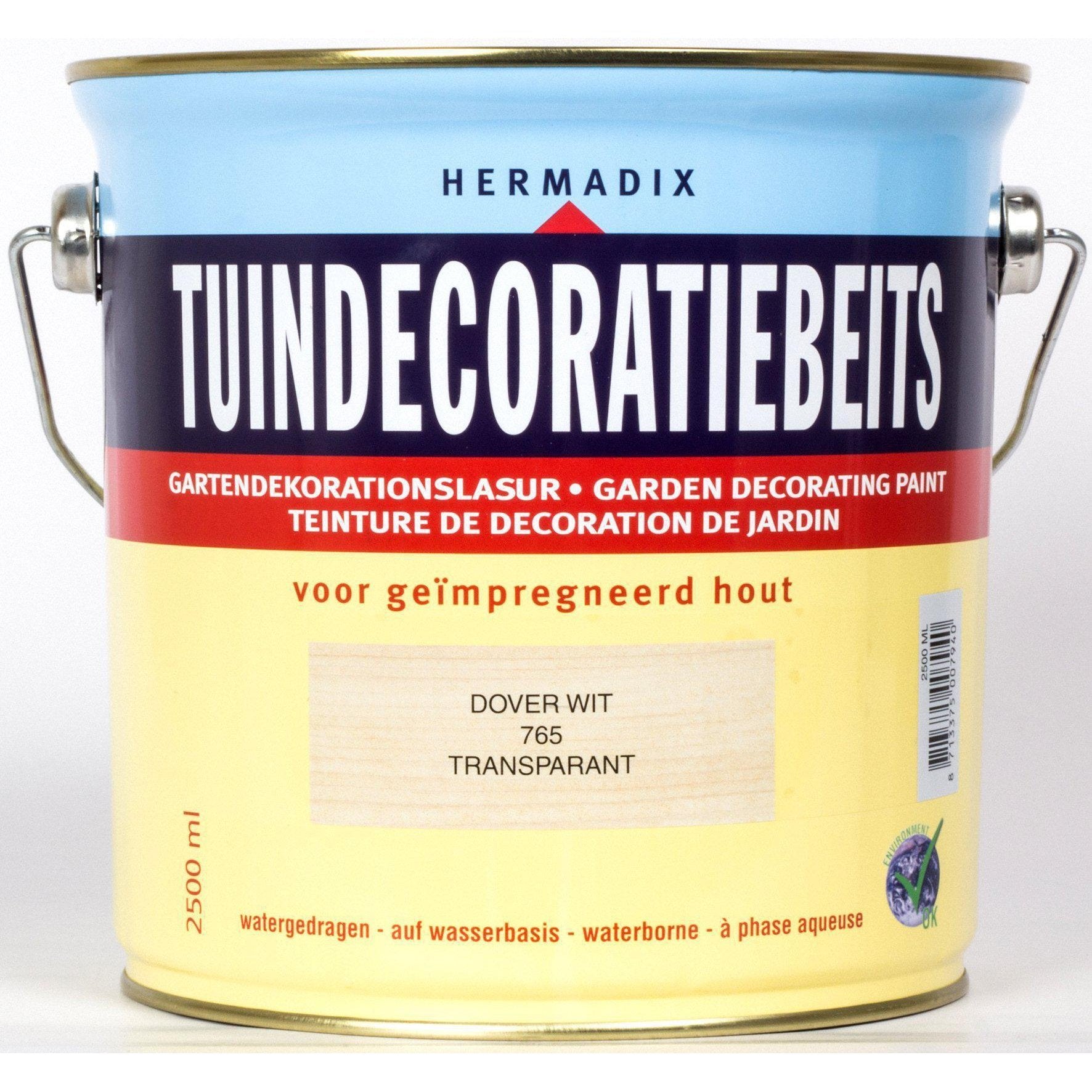 Hermadix tuindecoratiebeits 765 Dover wit 2,5 liter