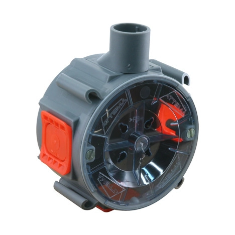 Attema inbouwdoos U40 klemvast Ø5/8" grijs