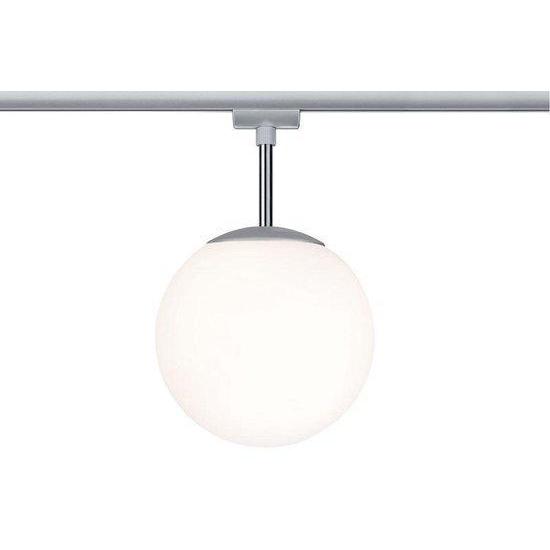 Paulmann URail Ceiling Globe Small max. 1x10W E14 chroom mat/opaal 230V metaal/glas dimb