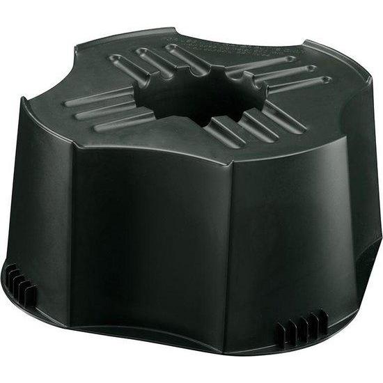 Harcostar regenton voet ø 71 x h.38 cm zwart