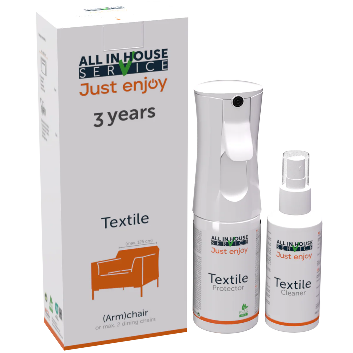 Textiel Armchair vlekkenservice 3 jaar