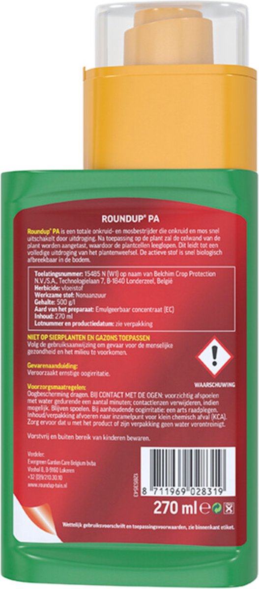 Roundup natural onkruidbestrijder concentraat 270ml