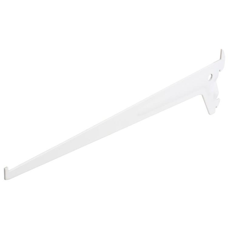 F-drager enkel RAL9003 wit 35cm 20pp