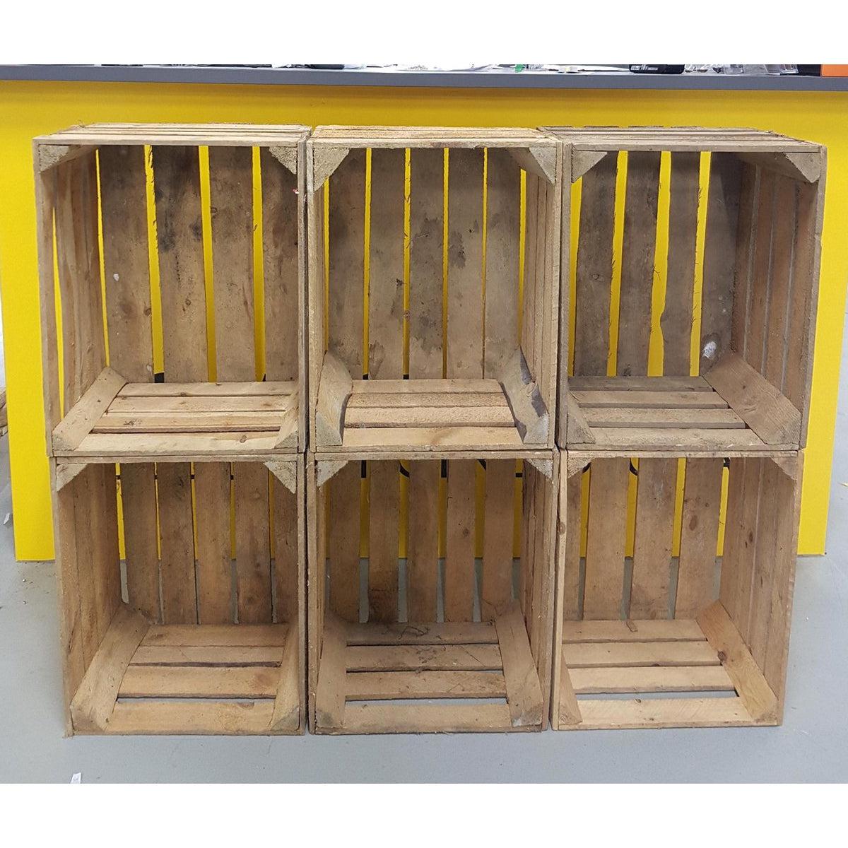 Fruitkist - Houten kistjes - 50 x 40 x 30 cm - per 3 stuks