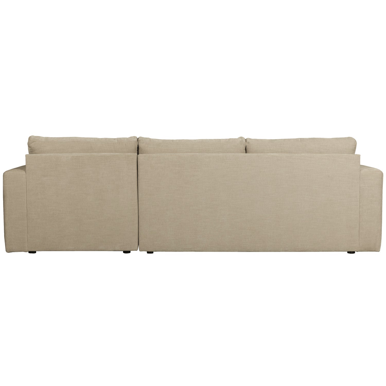 vtwonen Bar chaise longue geweven stof rechts zand