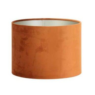Light & Living kap cilinder Velours oranje