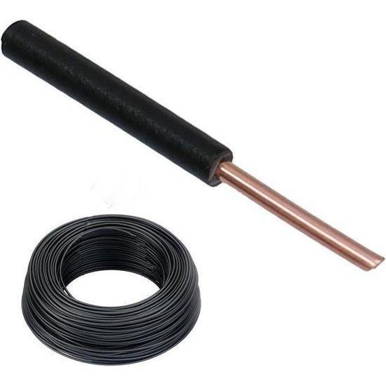 VD draad 1.5mm² zwart