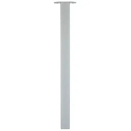 Duraline meubelpoot vierkant staal 5x5x72cm grijs 4pp