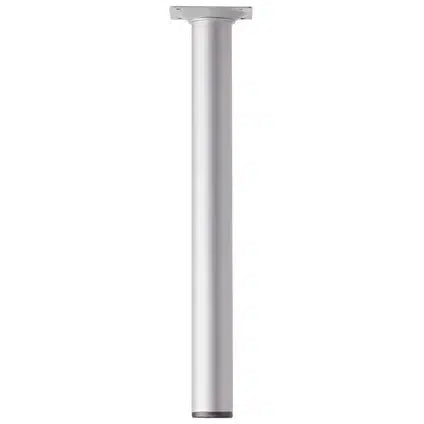 Duraline meubelpoot rond staal 3x30cm grijs 4pp