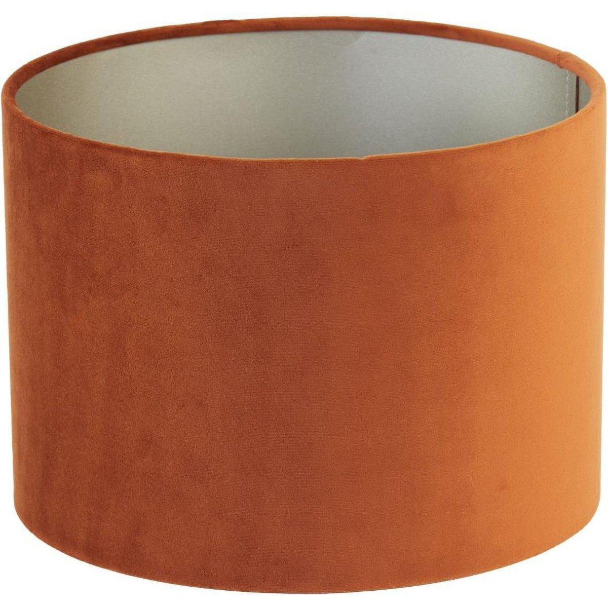 Light & Living kap cilinder Velours oranje