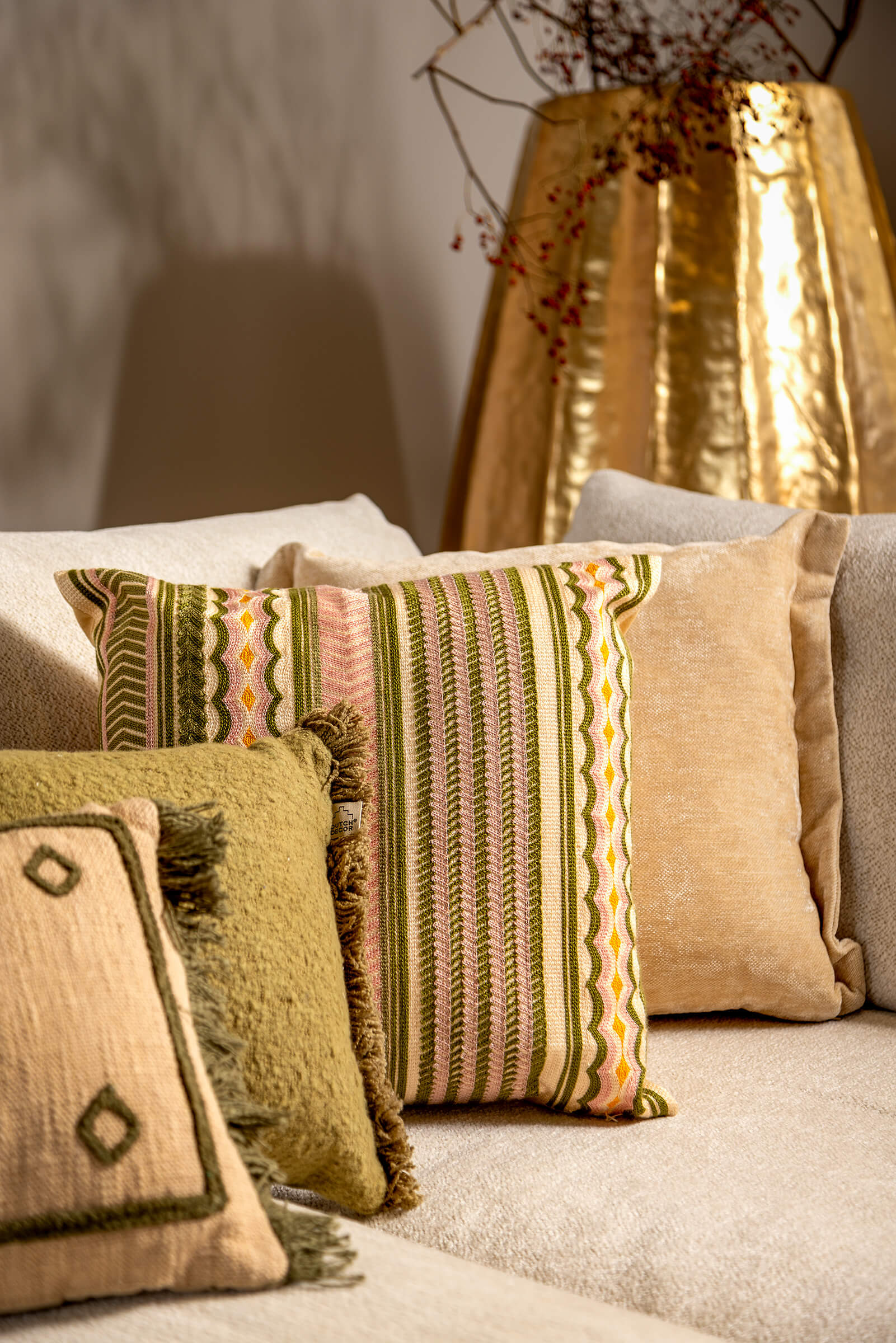 Dutch Decor sierkussen Roshan Multicolor 45×45 cm