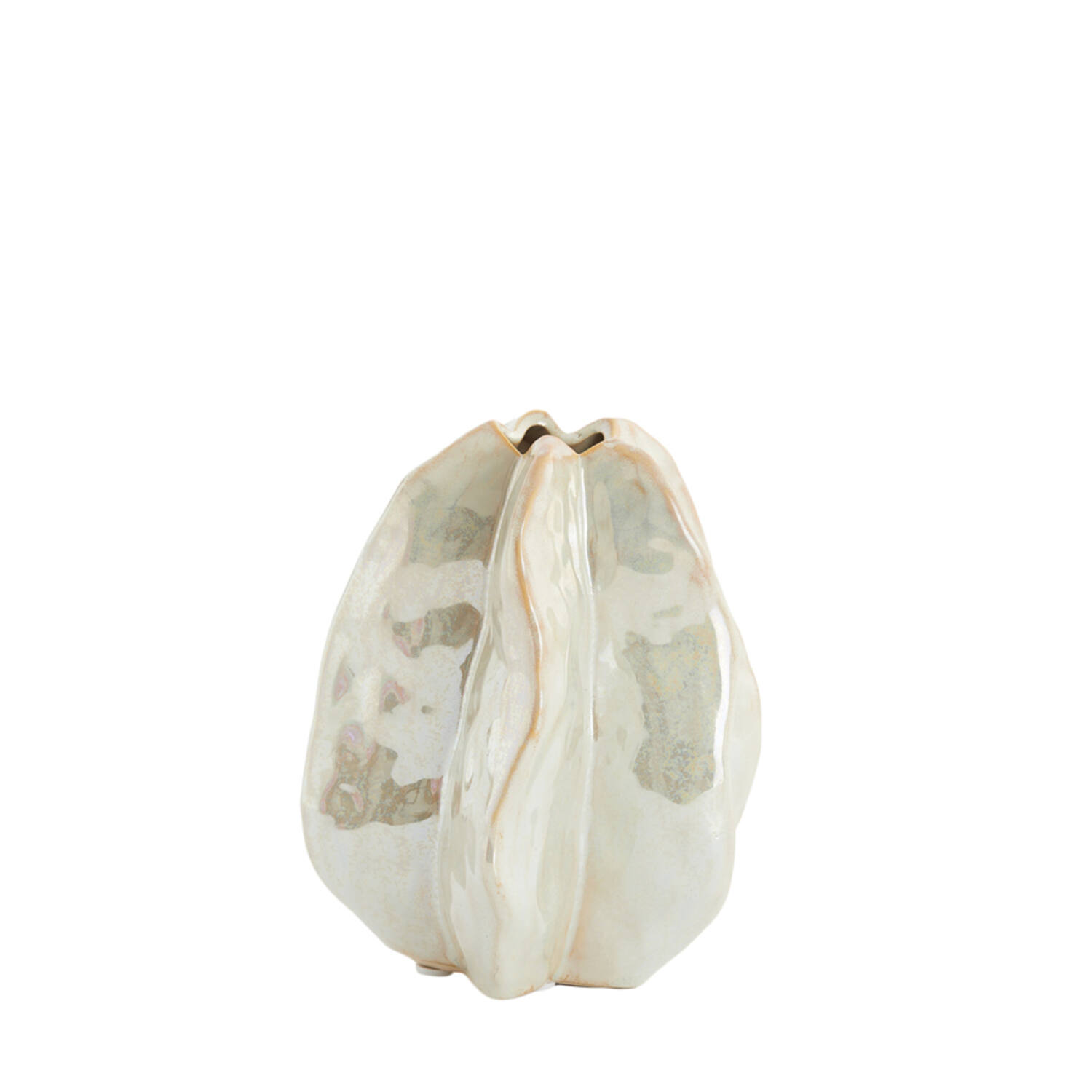 Light & Living Vaas Idrija zand 13,5x12x16,5 cm