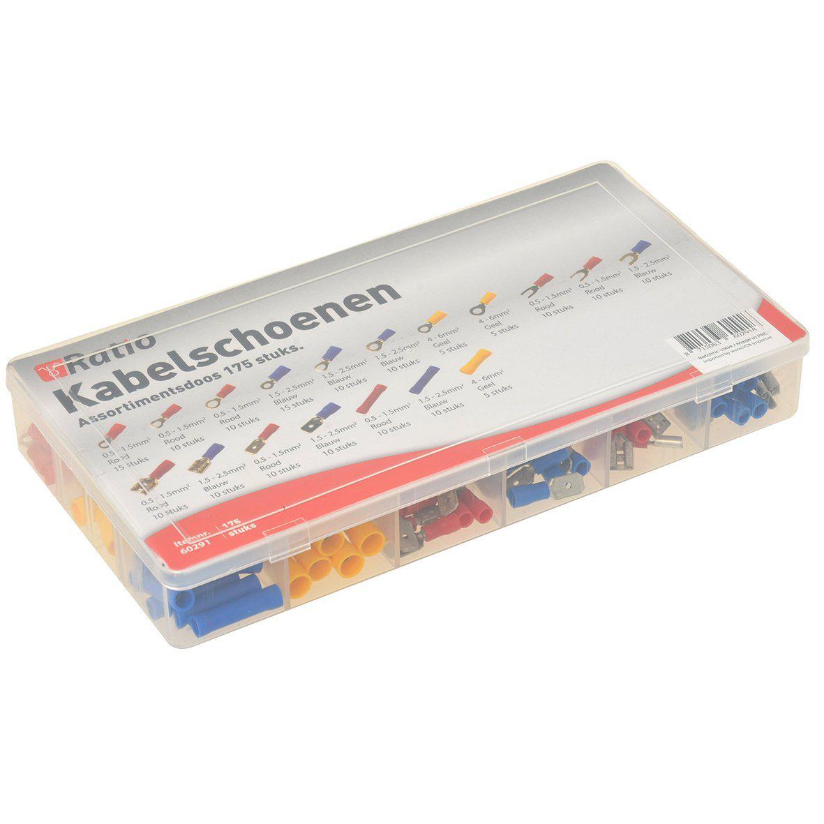 Ratio assortimentsdoos kabelschoentjes 175-delig