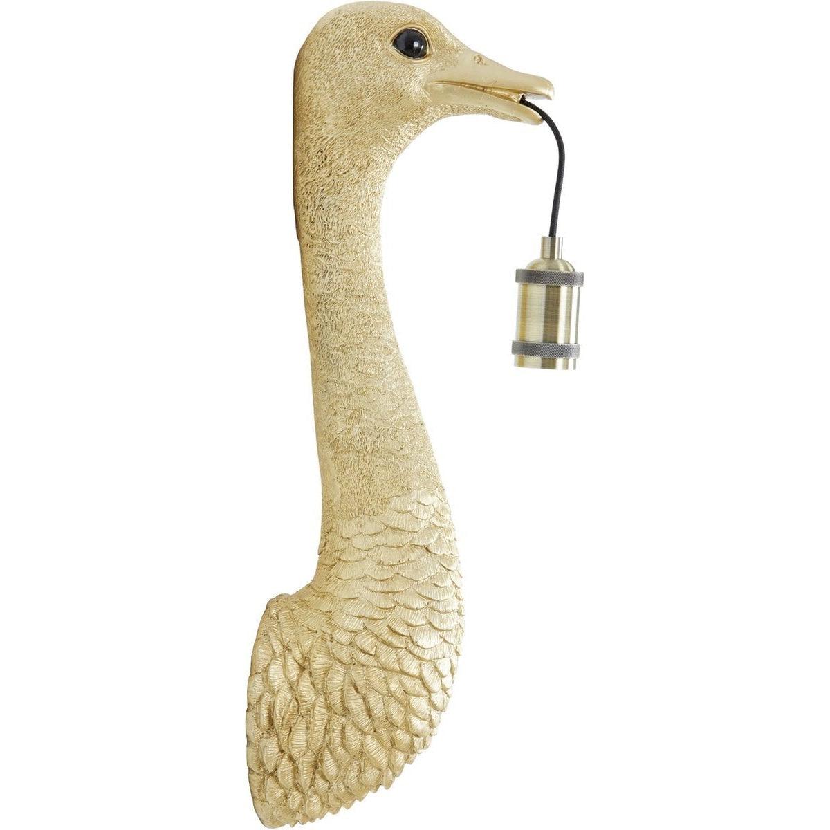 Light & Living wandlamp Ostrich goud