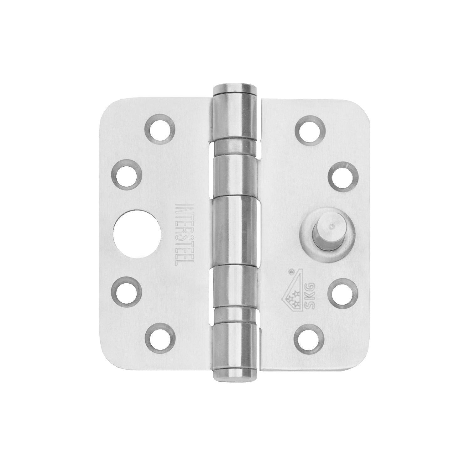 Kogellagerscharnier RVS geborsteld 80 kg