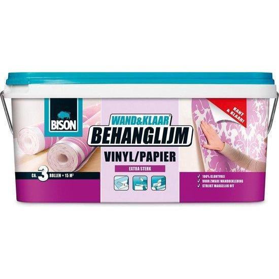 Bison behanglijm Wand & Klaar 2,5 kg. vinyl