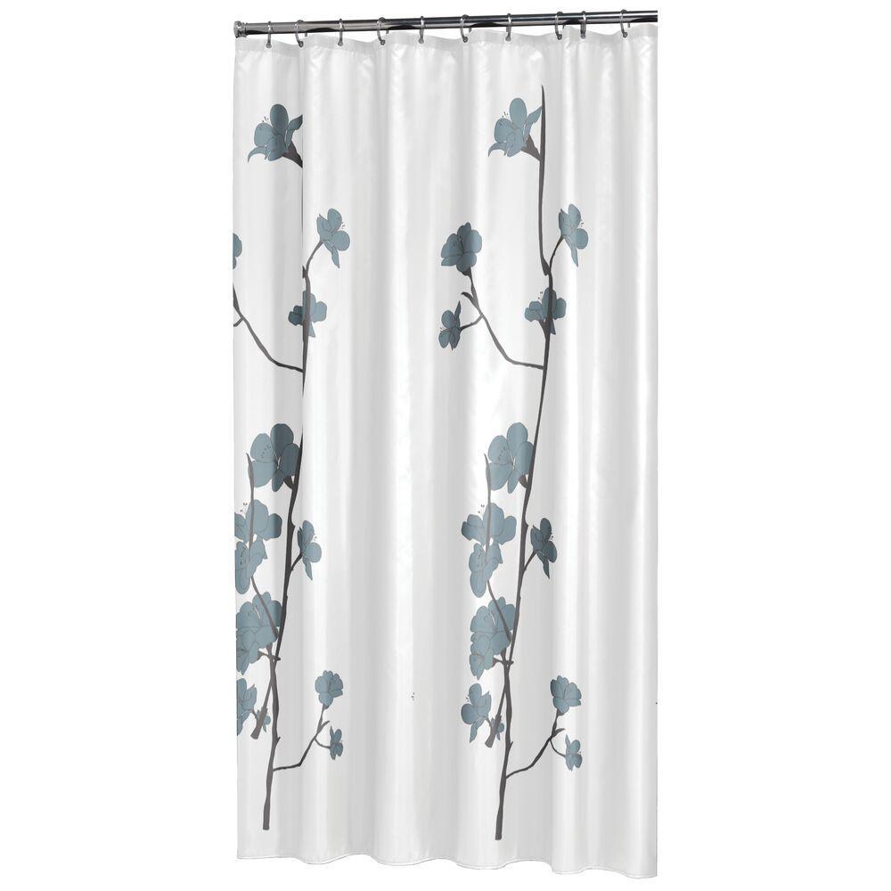 Sealskin Orchid douchegordijn polyester 180x200 blauw