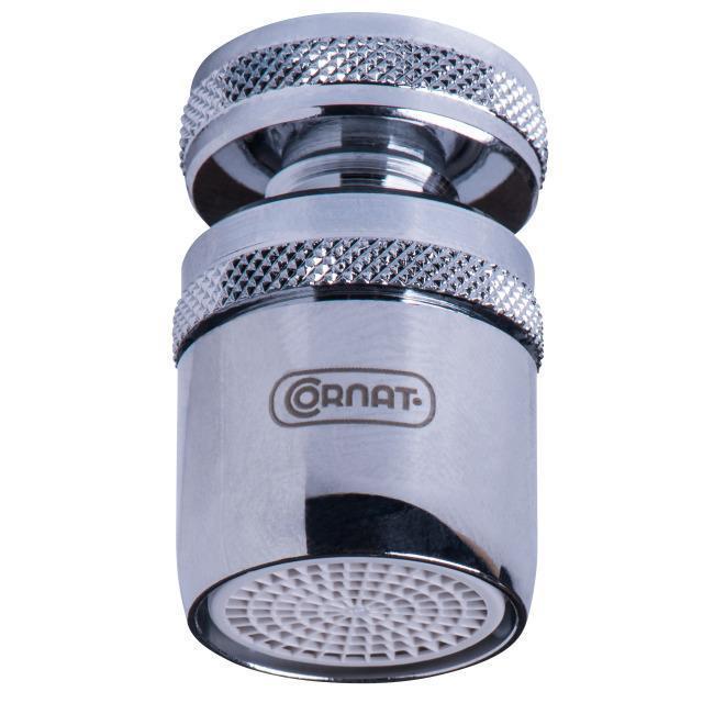 Spaarperlator scharn.M22x1v 7.5l chroom