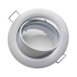 inbouwspot 50mm kantelbaar wit