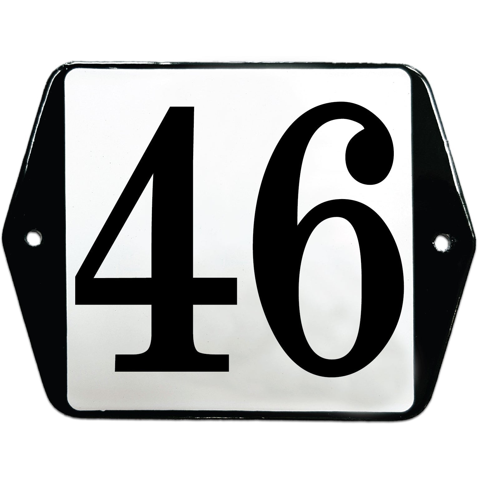 Emaille Huisnummer 10x10 - 46