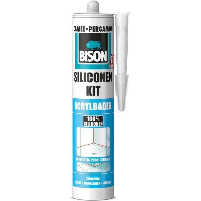 Bison siliconenkit acrylbaden 310 ml. camee Bison siliconenkit acrylbaden 310 ml. camee