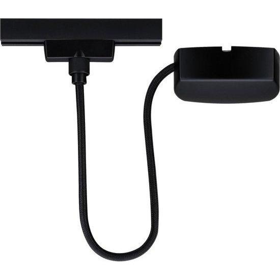 Paulmann URail systeem kabelvoeding 1mtr. 230V max 1000W zwart mat metaal/kunstst