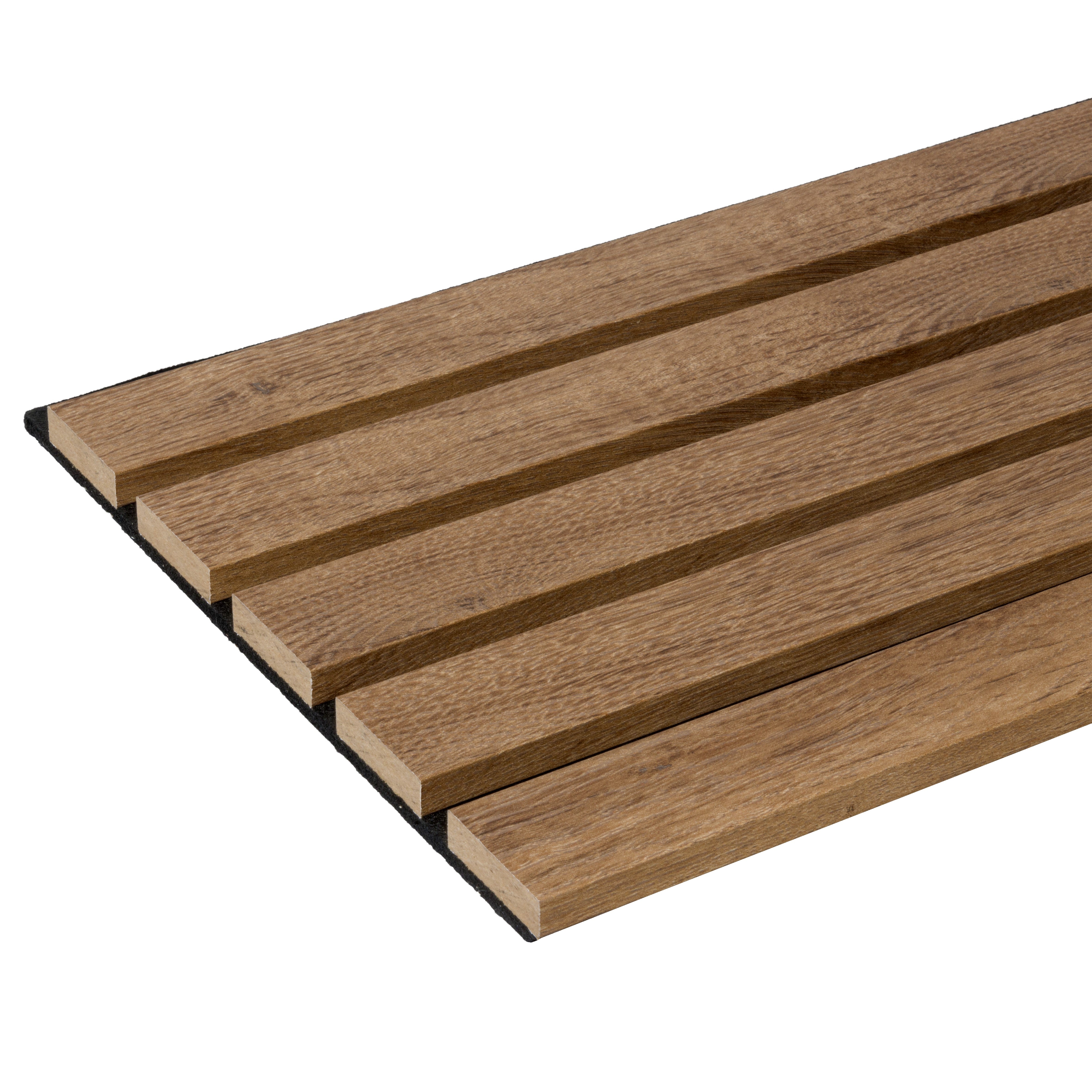 Decowall Akoestisch advanced brons eiken 260x30cm - 2 stuks