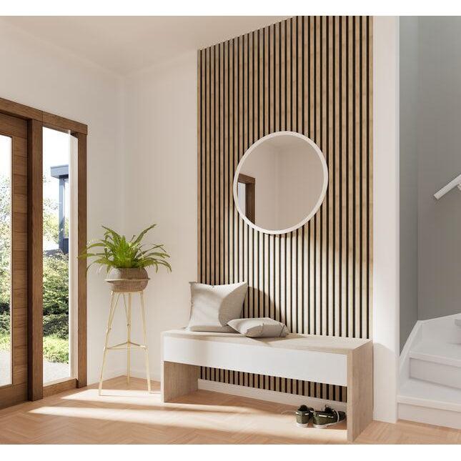 Decowall akoestisch licht eiken 260x30cm - 2 stuks