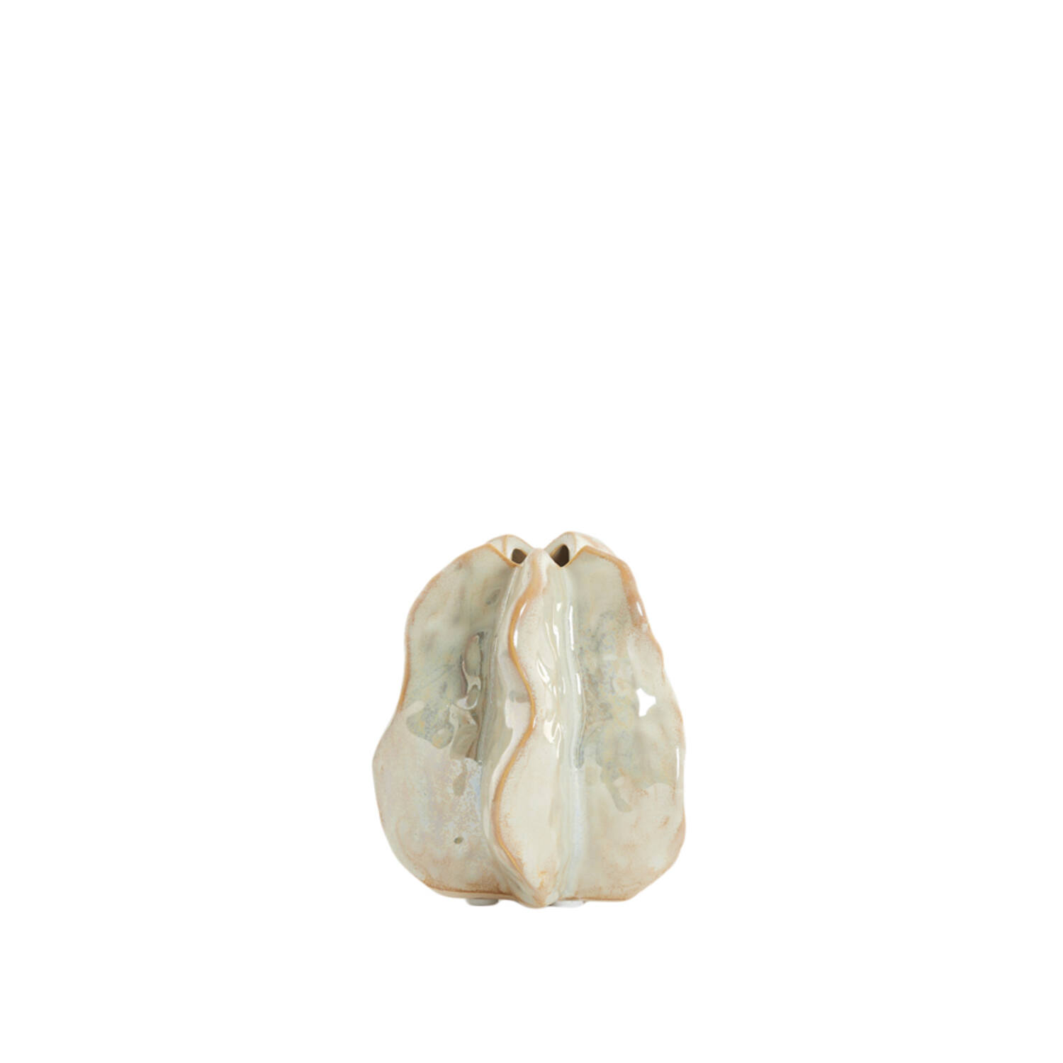 Light & Living Vaas Idrija zand 10,5x9,5x11,5 cm