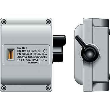 Werkschakelaar 16A 4P