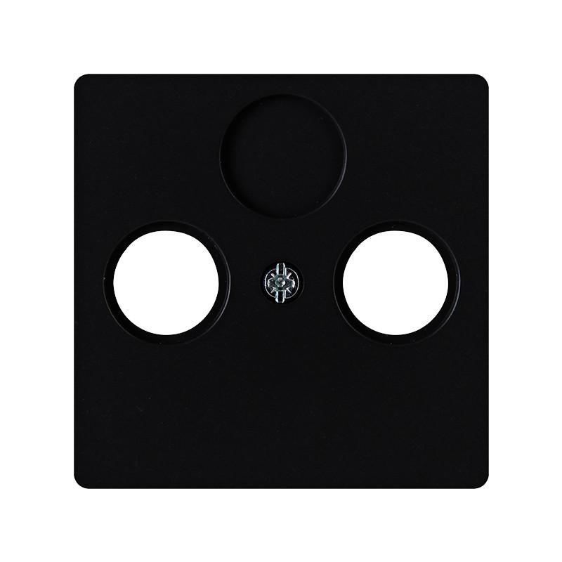 Kopp Paris centraalplaat radio/tv mat zwart