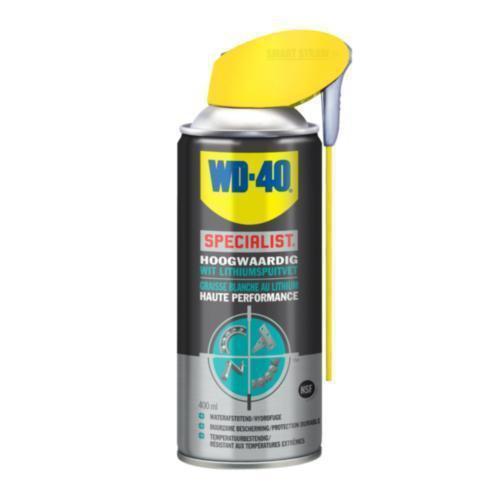 WD40 400ML WIT LITHIUMSPUITVET